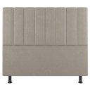Ver imagem 3 de Kit Cabeceira E Baú Cama Box King Size Cora 195cm Suede Bege