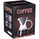Ver imagem 2 de KANNE CAFETEIRA COM FILTRO 17x16x12cm 600ml BOROSILICATO TRANSP