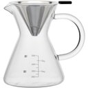 Ver imagem 1 de KANNE CAFETEIRA COM FILTRO 17x16x12cm 600ml BOROSILICATO TRANSP