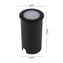Ver imagem 5 de Embutido de Solo Led Taschibra Thin 1w Redondo Bivolt Preto