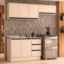Ver imagem 1 de Cozinha Completa Koya 6 Portas 3 Gavetas 40250033 Creme - Politorno