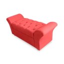 Ver imagem 2 de Kit Cabeceira Geovana e Calçadeira Veneza Solteiro 100cm Suede Renascer Decor:Vermelho