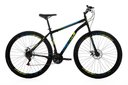 Ver imagem 1 de Bicicleta Cazelle Roma A.29 Tam 18 Aco Carbono F.disco 21v -quadro Preto C/ Adesivo Preto/adesivo Az