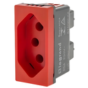 Ver imagem 1 de Modulo Tomada 10a Home Vermelha Ref 10375-6 - Blux
