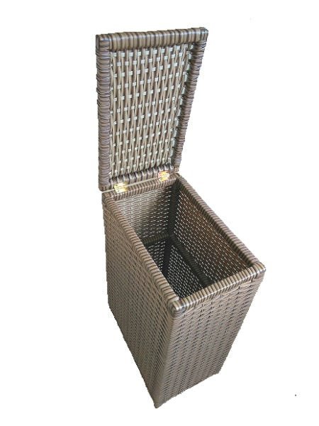 Cesto para Roupa Fibra Sintética Tipo Vime Roupeiro 25x40x60 - 2