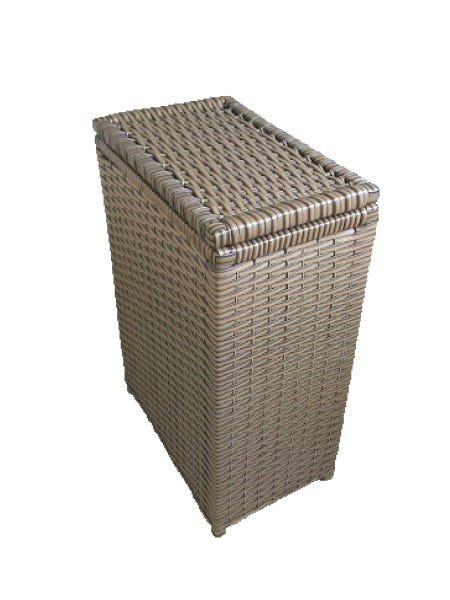 Cesto para Roupa Fibra Sintética Tipo Vime Roupeiro 25x40x60 - 1