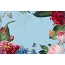 Painel De Lona Jardim Aquarela e Borboletas - 2