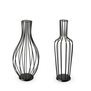 Kit 02 Porta Rolha de Vinho em Ferro Decorativo Moderno