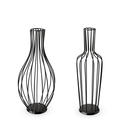 Ver imagem 1 de Kit 02 Porta Rolha de Vinho em Ferro Decorativo Moderno