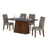 Conjunto Sala de Jantar Mesa Itália 6 Cadeiras Golden DJ Móveis - 11