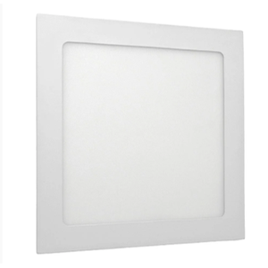 Luminaria Plafon Led Quadrada Embutir 12w 3000k Branco Quente