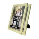 Ver imagem 1 de Kit 2 Porta Retrato 20x25 Acetato Quadro Gravata Imagem Decoração Aparador Cor:carvalho