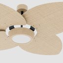 Ver imagem 2 de Ventilador de Teto Natuvent Dahlia LED 4 Pás Palha Natural