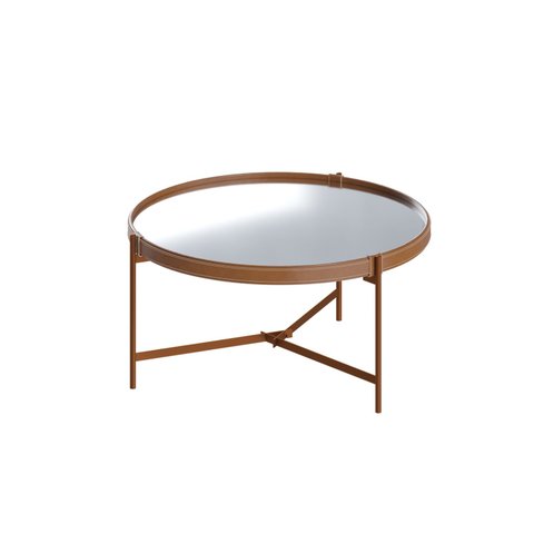 Mesa de Centro Aqua 57 Cobre com Espelho - Imcal Moveis Imcal Móveis