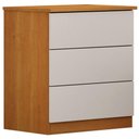 Ver imagem 1 de Mesa de Cabeceira 028 Cinamomo Off White 3 Gavetas Móveis Valverde