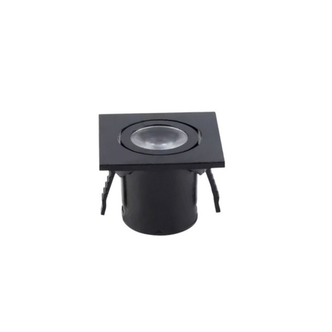 Kit 8 Spot para Móvel Led 1w Kit 2 Unidades Gesso Madeira - Preto