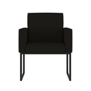 Ver mais imagens de Kit Sofá 2 Lugares + 2 Poltronas para Recepção Sala Balaqui Cor:preto