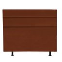 Ver imagem 1 de Cabeceira Argentina Cama Box Casal 160 Cm Suede Terra Cota