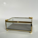 Ver imagem 2 de Porta Joia em Metal Dourado com Borboleta 6x17x12cm