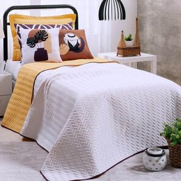 Cobre Leito Solteiro Colorful Dupla Face 200 Fios 5 Peças Summer Soul - 2