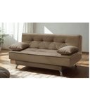 Ver imagem 1 de Sofá Cama 1,80m Flórida Suede Cappuccino Mirra Decor