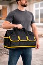 Ver imagem 7 de Bolsa de Transporte para Ferramentas 20 Polegadas Lona Oxford 14 Bolsos Grande Reforçada Profissiona
