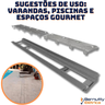 Ralo Linear Infinity Tampa Oculta Pvc 120cm Inox Line - 2