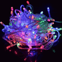 Ver imagem 3 de Kit 2 Pisca Pisca 100 Leds Colorido 8m Fio Transparente - 127v