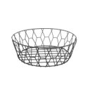 Ver imagem 1 de Cesta Aramado De Metal Galia Redonda Preta Yazi