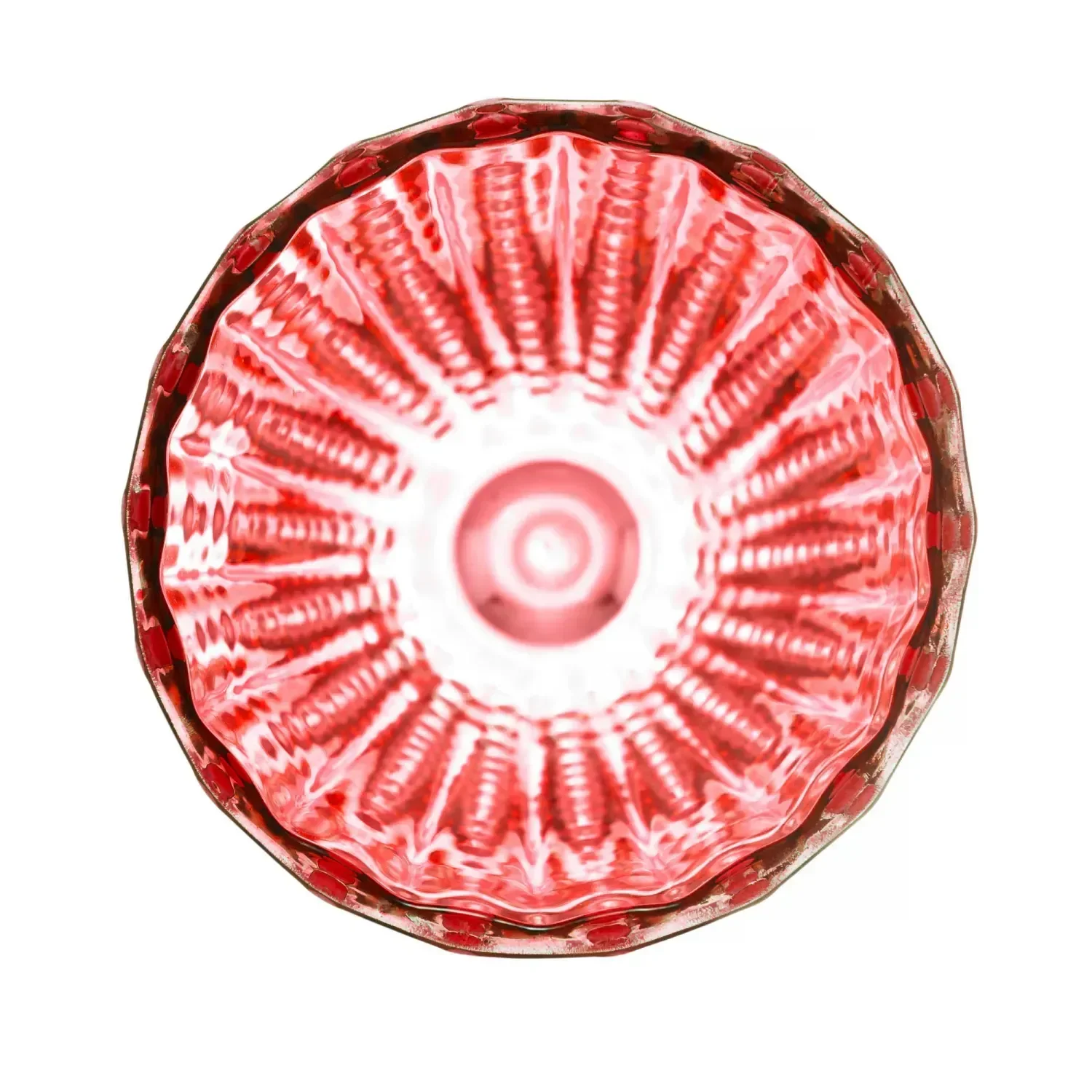 Conjunto 2 Tacas de Champagne de Vidro Orquidea Vermelho 200ml - 3