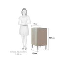 Ver imagem 3 de Balcão de Cozinha sem Tampo 40cm 1 Porta Lis Luciane Móveis