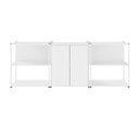 Ver imagem 4 de Armário para Escritório e 2 Estantes Industriais F5 Office Cor:branco