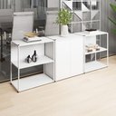 Ver imagem 1 de Armário para Escritório e 2 Estantes Industriais F5 Office Cor:branco