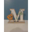 Ver imagem 4 de Letra Menino com Base (Bege) - LTP-03 BH BABY KIDS