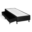 Ver imagem 1 de Cama Box Base C-auxiliar Universal Solteiro Poli Tecido Black (88x188x27) - Castor