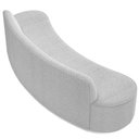 Ver imagem 7 de Sofá 3 Lugares Curvo Sala de Estar Living Cancún D02 Bouclê Cinza 210 cm B-56 - Lyam Decor