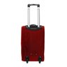 Sacola de Viagem com Rodas Fixas Pequena - Yin's - Vermelho escuro - 5
