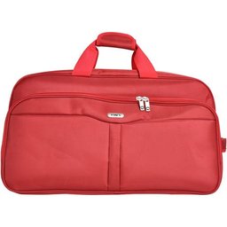 Sacola de Viagem com Rodas Fixas Pequena - Yin's - Vermelho escuro - 1