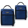Kit 2 Bolsa Térmica Marmita Média Jacki Design Unissex Fitness Academia Trabalho - Azul - 1