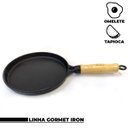 Ver imagem 3 de Kit Frigideira Ferro Fundido Tapioqueira 18 Cm e Frigideira 20 Cm