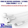 Fone de Ouvido Lightning com Fio para Iphone 7 8 x xr xs 11 - 2