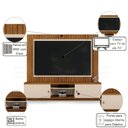 Ver imagem 2 de Painel Home Santos 2.0 para Sala Off White Canela