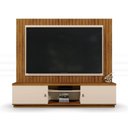 Ver imagem 4 de Painel Home Santos 2.0 para Sala Off White Canela