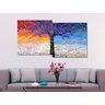 Quadro Painel Decorativo Abstrato Arvore e Brisa 73 x 136 cm - 1