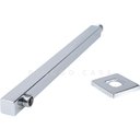 Ver imagem 3 de Chuveiro cromado Slim 30 Cm em aço Inox 304 com Braço 40 Cm Jurema PIngoo.casa