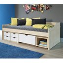 Ver imagem 1 de Cama Solteiro 5 Gavetas e Nicho Madeira Maciça Floro Inter Link