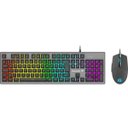 Ver imagem 1 de Combo Teclado + Mouse Gamer Rgb Rainbow Ranger Grafite Fortrek