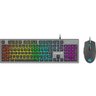 Combo Teclado + Mouse Gamer Rgb Rainbow Ranger Grafite Fortrek - 1