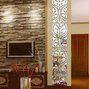Espelho Decorativo Arabesco - Espelhado Prata