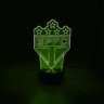 Luminária de LED - Escudo de Time Futebol - Fluminense - 8